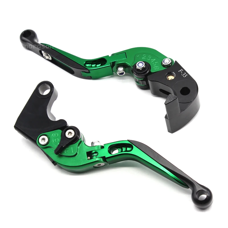 CNC de palancas de embrague de freno plegable ajustable moto palancas de freno para Yamaha FZ6R FZ6 FAZER FZ8 FZ1 XJ6 F-16/ y-688 CNC de palancas de embrague de freno plegable ajustable moto palancas de freno para Yamaha FZ6R FZ6 FAZER FZ8 FZ1 XJ6 F-16/ y-688
