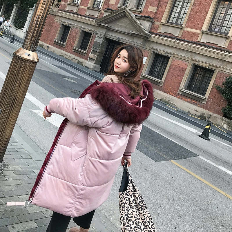 

2019 Autumn Winter Short Style Women Jacket Light Coat Pocket Stand Collar Parka Cotton Casual Outfit female coat