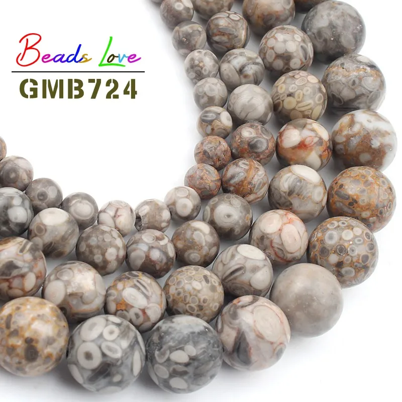 

Natural Maifan Stone 6 8 10 12mm 15 Inch Lave Volcanic Rock Round Loose Beads for Jewelry Making Charm DIY Bracelet Necklace