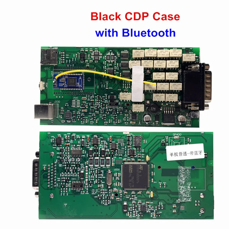 Новое поступление одиночный PCB Multidiag,1 с Keygen новейший Bluetooth OBDIICAT-CDP OBD2 диагностический сканер инструмент для автомобилей/грузовиков - Цвет: Black CDP Bluetooth