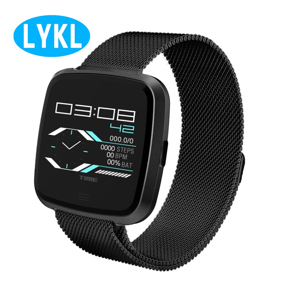 LYKL G12 Smart Watch Calorie Pedometer Heart Rate Monitor Multi Sport IP67 Life Waterproof Sport Watch Men Women for IOS Android