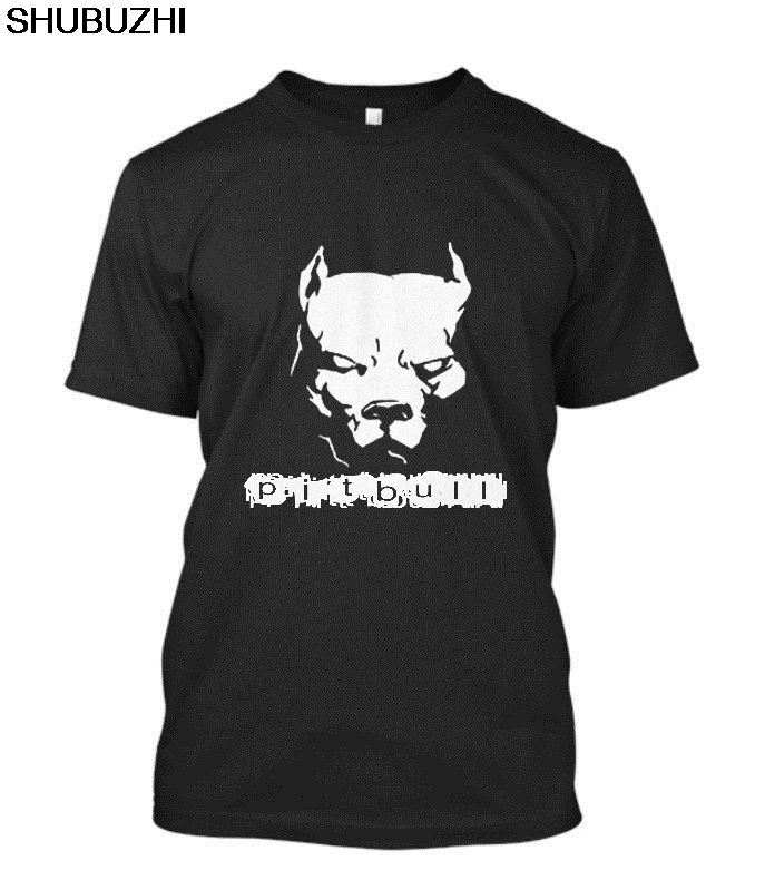

New PITBULL American Pit Bull Spiked Dog Collar Mens T-Shirt Size S - 5XL Gift Print T-shirt,Hip Hop Tee Shirt tees sbz4479