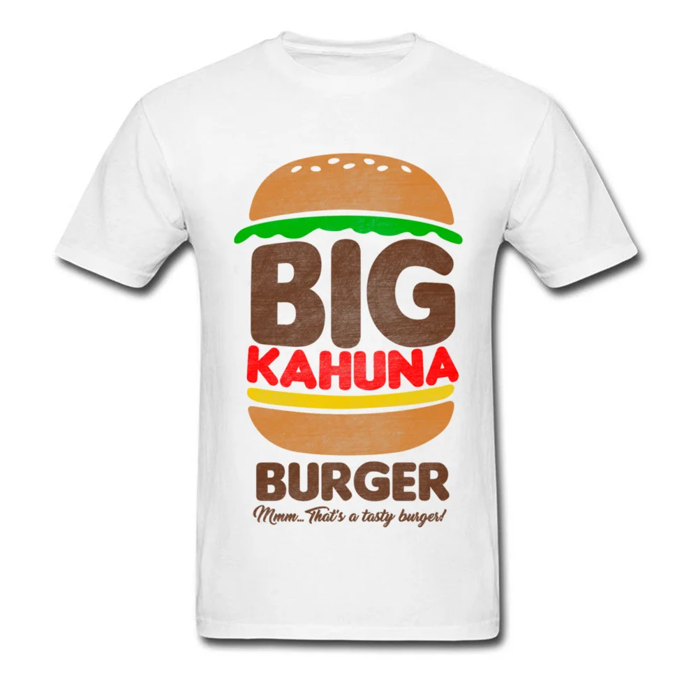 Crew Neck big kahuna burger 5902 100% Cotton Fabric Mens Top T-shirts Unique Short Sleeve Tees 2018 Discount Summer Sweatshirts big kahuna burger 5902 white