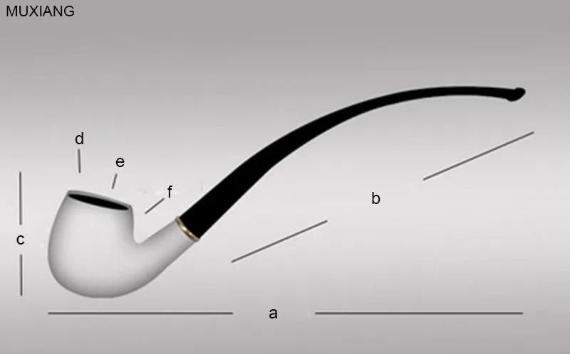 7 2 in 1 a smoking tobacco pipe with 2 acrylic mouthpieces