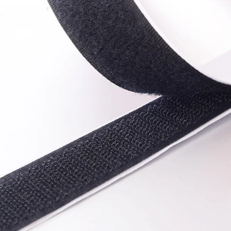 

ZOTOONE 1Meter Black White Hook and Loop Fastener Tape Magic Nylon Sticker Adhesive Loop Disks Velcr 3M Glue 16/20/25/30/40/50mm