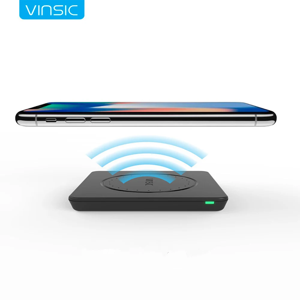 [ Vinsic Qi Wireless Charger]High Efficiency Wireless Charging pad for