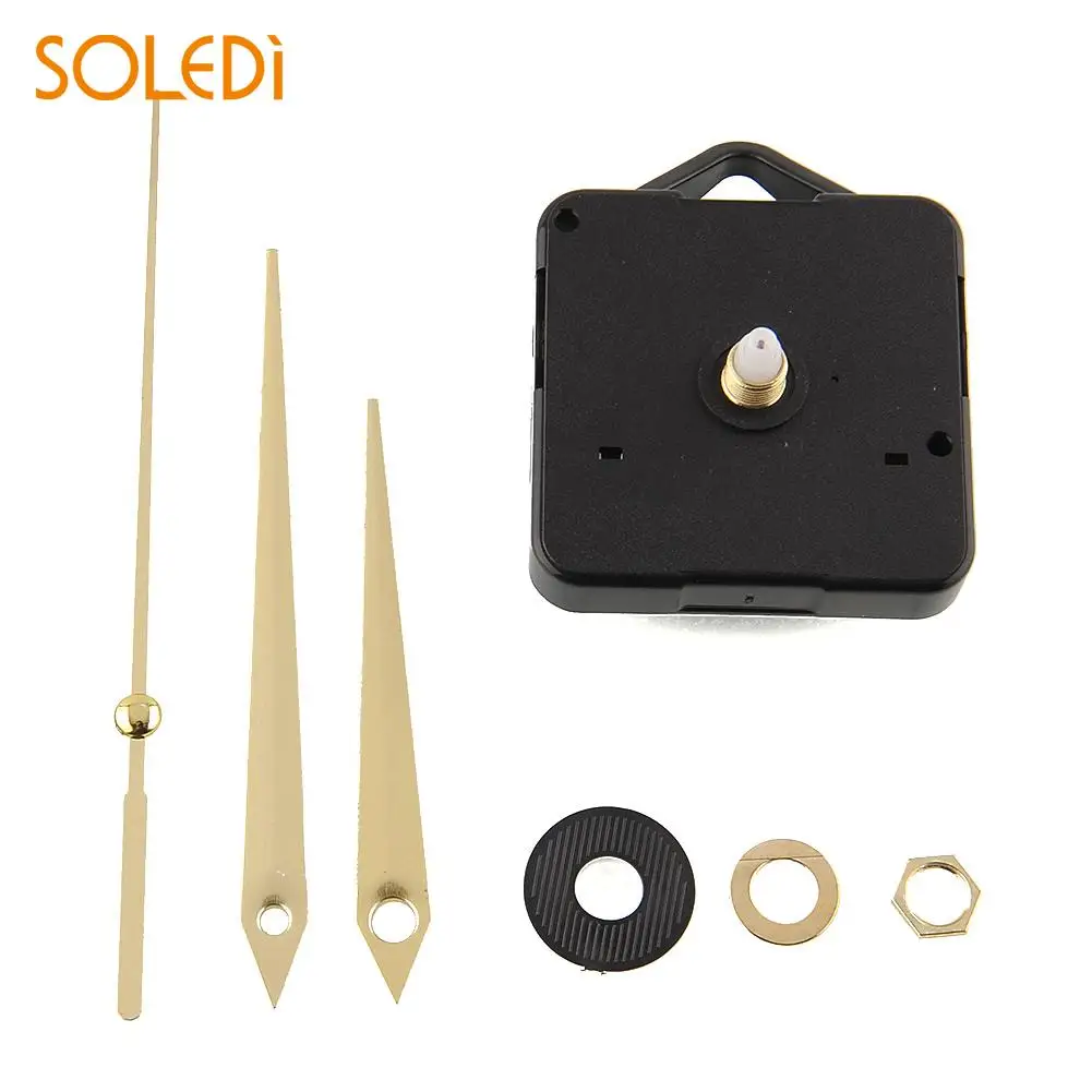 

Quality Clock Movement Mechanism Parts DIY Tool with Gold Hands Quiet Silence Wall Clock Home Decor