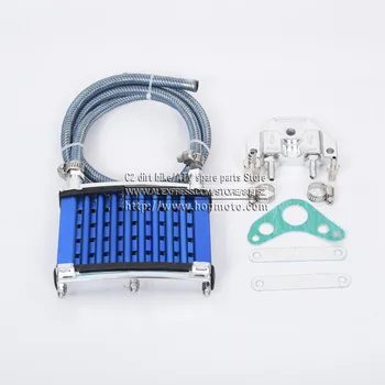 

Oil Cooler Cooling Radiator For 50cc 70cc 90cc 110cc 125cc Horizontal Engine Dirt Bike/Pit Bike/Monkey Bike/ATV Engine Cylinder