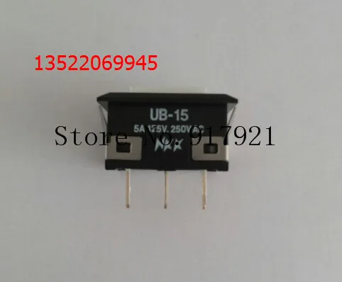 

[ZOB] NKK day open button switch UB-15KKS1N UB-15 UB-15H1 tripod without light --10pcs/lot