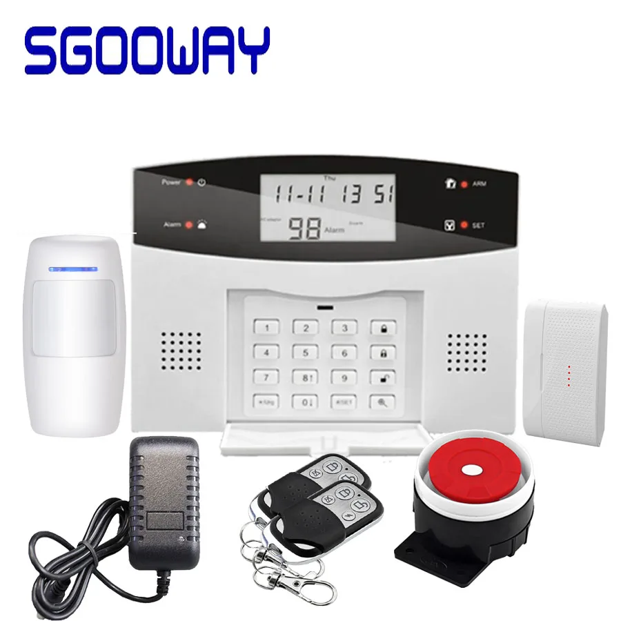 Sgooway завод беспроводной wifi GSM PSTN сигнализация SMS Охранная сигнализация с ip-камерой Поддержка ios и android APP - Цвет: Set B