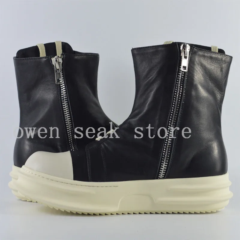 Женские ботильоны из натуральной кожи со шнуровкой и молнией|ankle boots|women shoesgenuine
