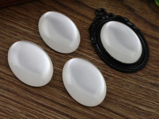 Новая мода 10 шт 18x25 мм белый цвет плоский задник Кабошоны Камея G7 04|cabochon agate|cabochon