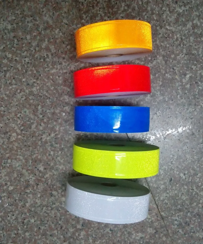 5cm*50m night reflective PVC tape sewing for garment flashing tiny star warning strip