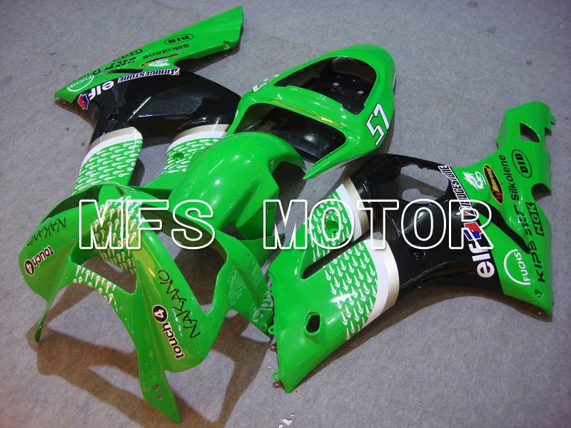 

For Kawasaki NINJA ZX6R 2003 2004 03 04 Injection ABS Fairing Kits NINJA ZX 6R 03 04 Motorcycle Accessories Green Black