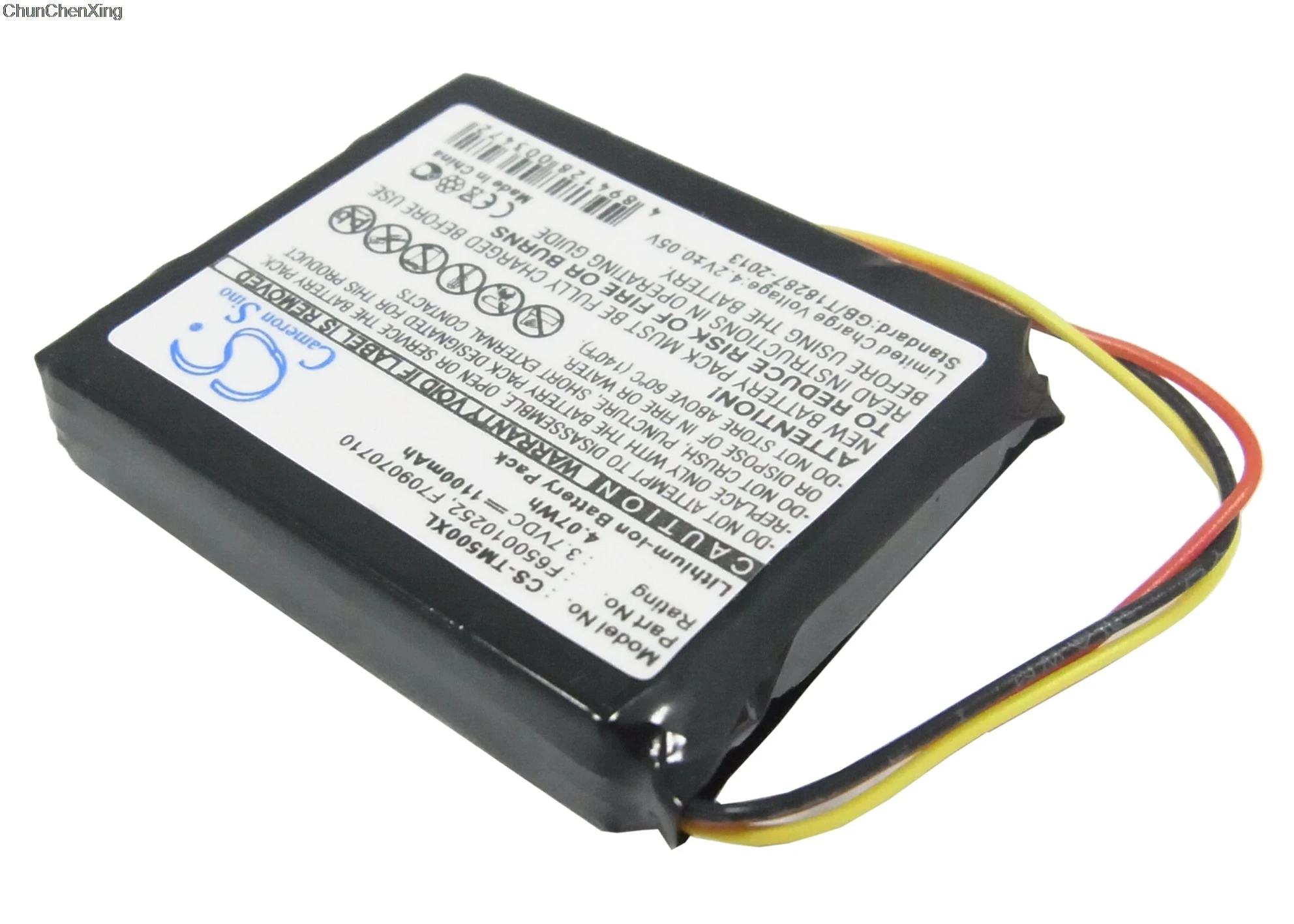 Аккумулятор Cameron Sino F650010252 на 1100 мА · ч для TomTom NVT2B225 One National S4L V2 V3 V5 XL Dach TML Europe