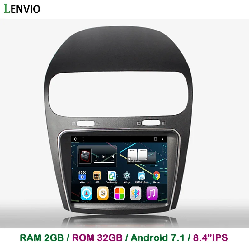 

Lenvio 8.4" IPS RAM 2G ROM 32G Android 7.1 CAR DVD GPS Navigation Player For Fiat Freemont 2012 2013 2014 Stereo Radio Quad Core