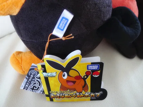 Мягкая Плюшевая Кукла Geniune Takara Tomy Pokemon Go 15 &quot/40 см большой размер Tepig игрушка с