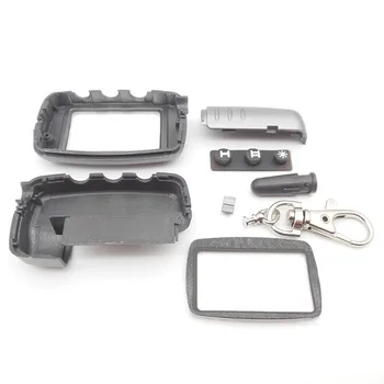 

Free shipping A9 case keychain for russian version Starline A9 A8 A6 Case keychain LCD two way car alarm system remote control