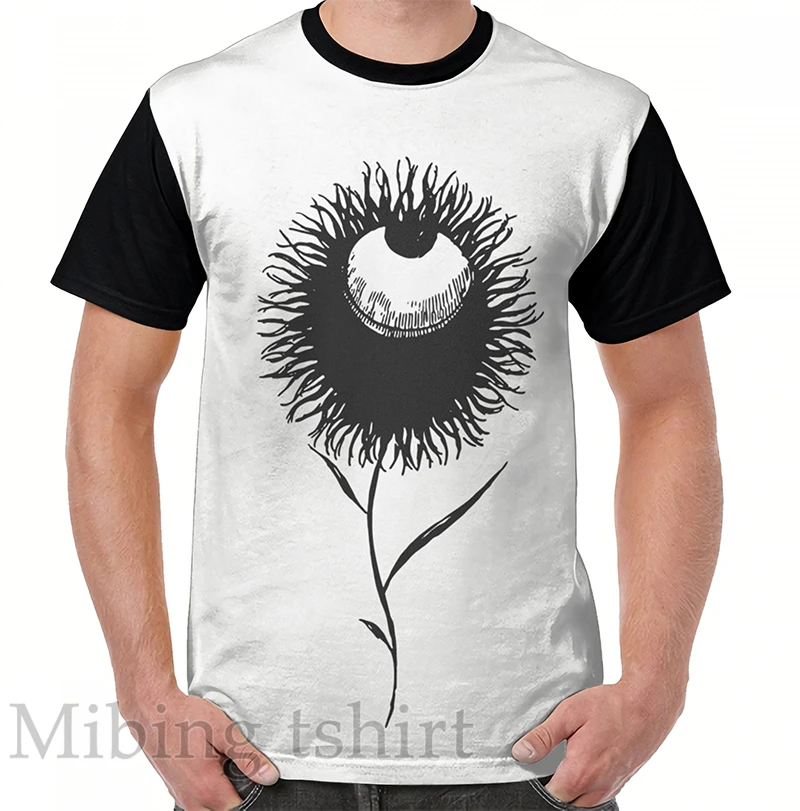 

Funny print men t shirt women Tops tee Aku No Hana Symbol Graphic T-Shirt O-neck Short Sleeve Casual tshirts
