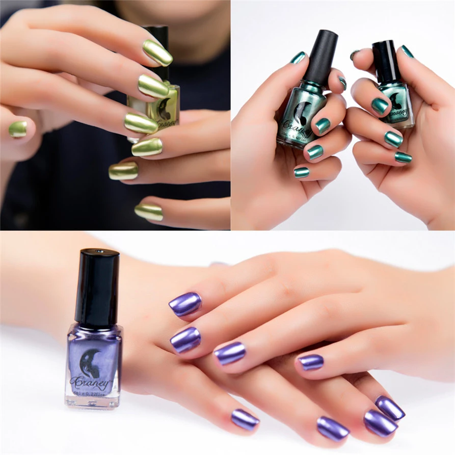 ホット販売ミラーマニキュアメッキ銀ペースト金属色ステンレス鋼ミラーシルバーネイルアート Nail Polish Mirror Silver Nail Polishsilver Nail Polish Aliexpress