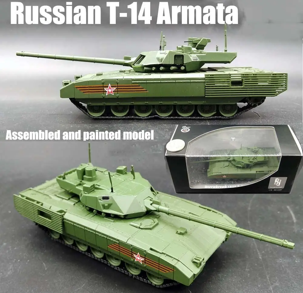 

Russian T-14 Armata Next Generation MBT tank 1:72 diecast pb Model