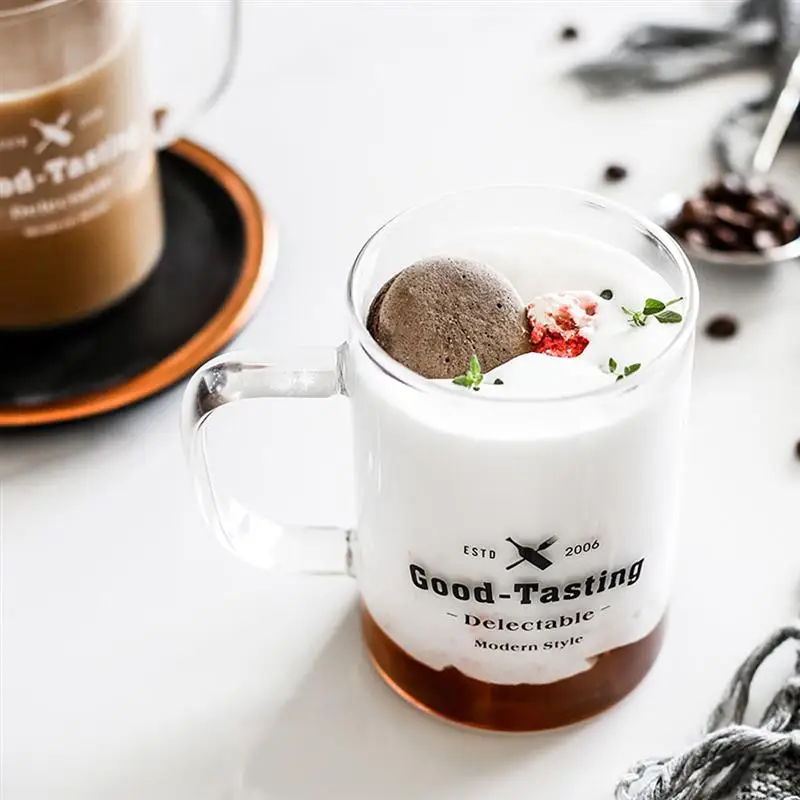 400 мл чайная кофейная кружка черного и белого цвета с хорошим утренним ...