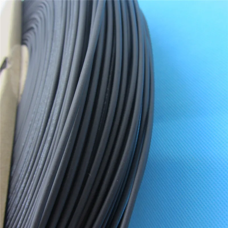 

1m Heat Shrink Tube Black Wire Wrap Cable Insulation Sleeving Heatshrink Tubing 125 Celsius Kit Inner Diameter 1mm 1.0mm