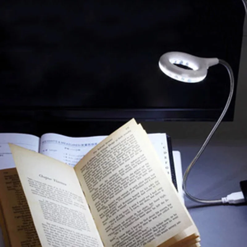 Светодиодный мини светильник с USB 18 супер яркие светодиодные лампы книжный