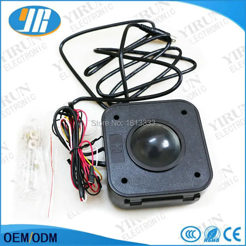 

4.5 cm lED Luminous trackball of Diameter Round Connector PC Trackball mouse for arcade game machine