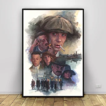 

Peaky Blinders Art Silk Poster Home Decor 12x18 24x36inch