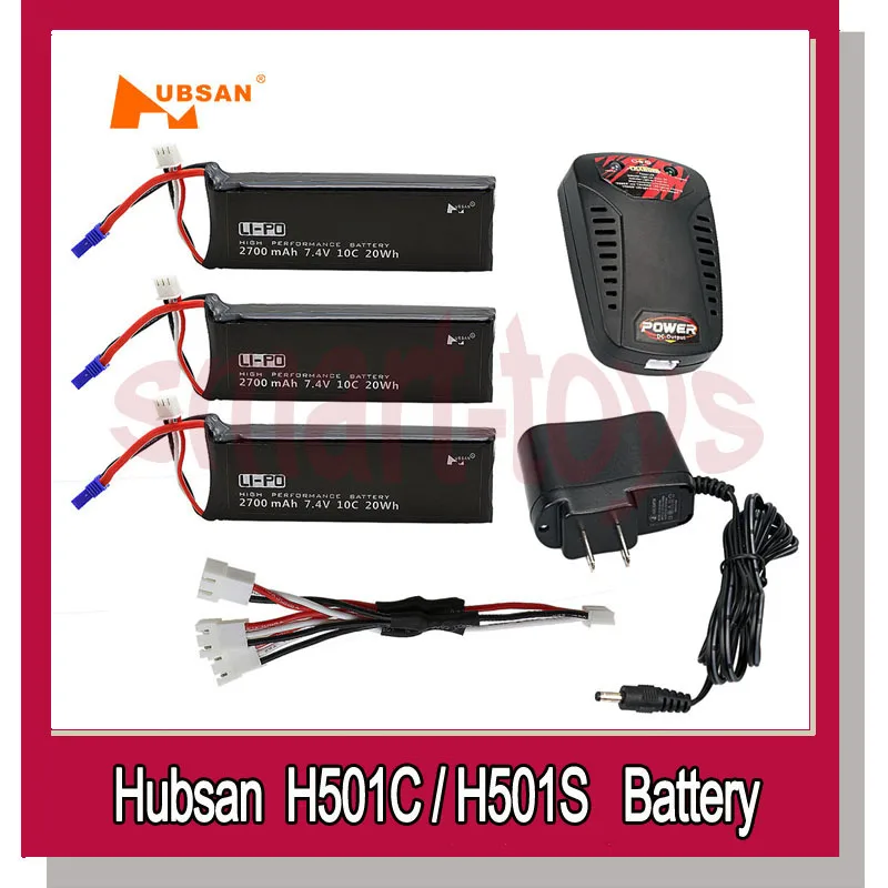 Набор батарей для квадрокоптера Hubsan H501C H501S Pro X4 4 в 2700 мАч 10 с 3 шт.|drone parts|quadcopter partsrc