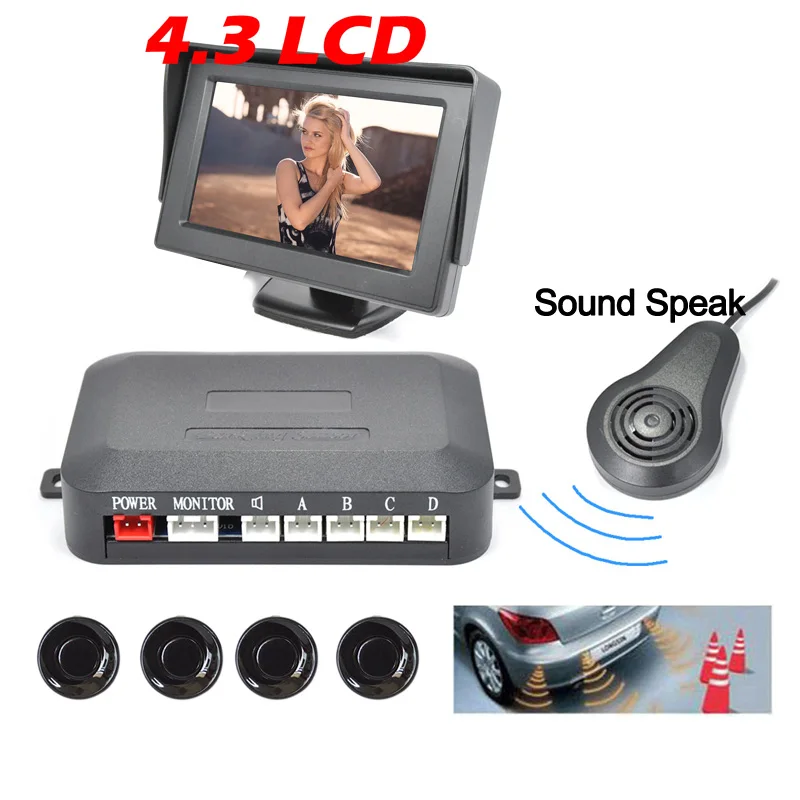 Multifunctional Car Premium Reversing and Parking Sensor System with