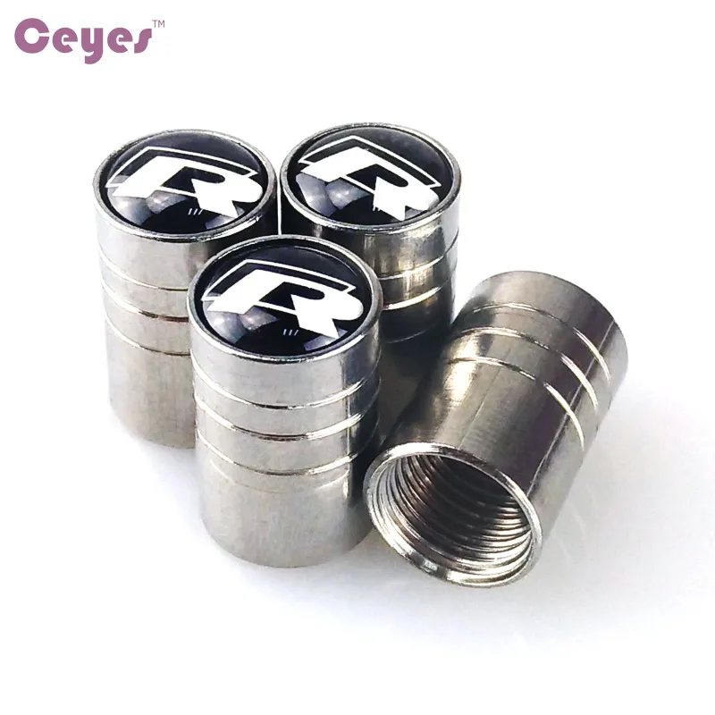 Ceyes Car Styling Auto Valve Caps Tyre Air Stems Cover Case For
