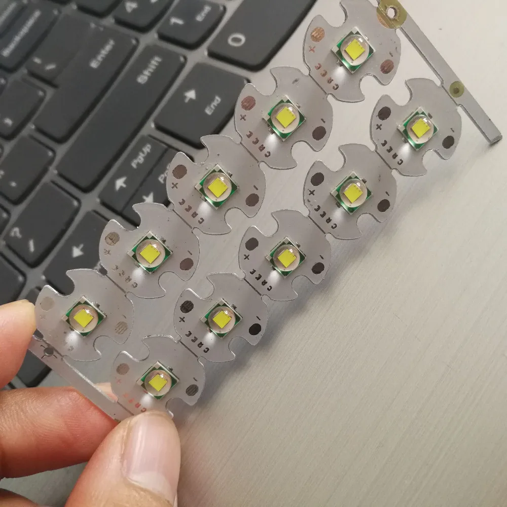 

CREE XML XM-L T6 LED U2 10W WHITE High Power LED chip on 12mm 14mm 16mm 20mm PCB