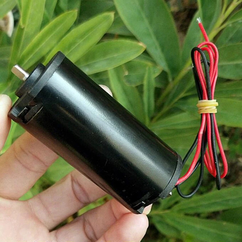

Black Metal DC motor,ball bearing DC12V spindle motor High-power big torque,Seven pole rotor for Electric curtain