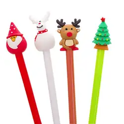 Шт. 4 шт. Рождество Санта Клаус Снеговик палевый чернила для гелевой ручки ручка подарок канцелярские школьные канцелярские принадлежности