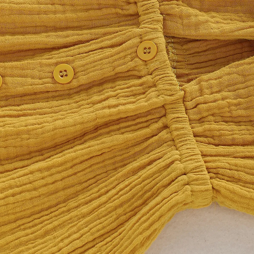 Summer New Fashion Toddler Kid Baby Girl Solid Sleeveless Straps Bow Button Princess Dress Clothes Wholesale Free Ship Z4