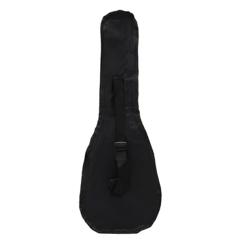 Bolsa de ukulele preta 21 Polegada, sacola de ombro único acolchoada 55.5*20cm