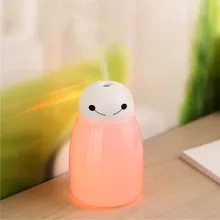 400ML New Baymax Air Humidifier USB Colorful Light Diffuser Home/ Car/ Bedroom Mist Maker Fogger 3 Colors
