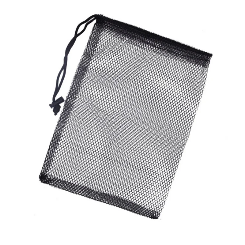 

Outdoor Sport Nylon Mesh Nets Bag Pouch Golf Tennis Keep up to 50 Balls Holder Golf balls Storage Clasp Training aid Bag New