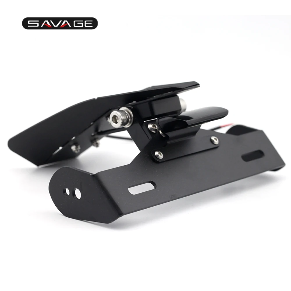 

License Plate Holder For DUCATI Panigale 899 959 1199 1299 Motorcycle Rear Fender Eliminator Registration Frame Bracket LEDLight