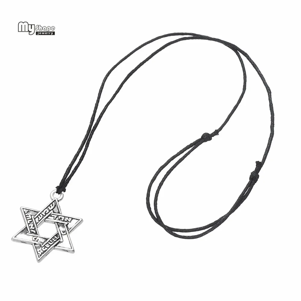 My shape, этническое колье, иврит, религиозное мужское ожерелье, Мужская Звезда Давида, кулон, ожерелье s для женщин, ювелирные изделия, аксессуары