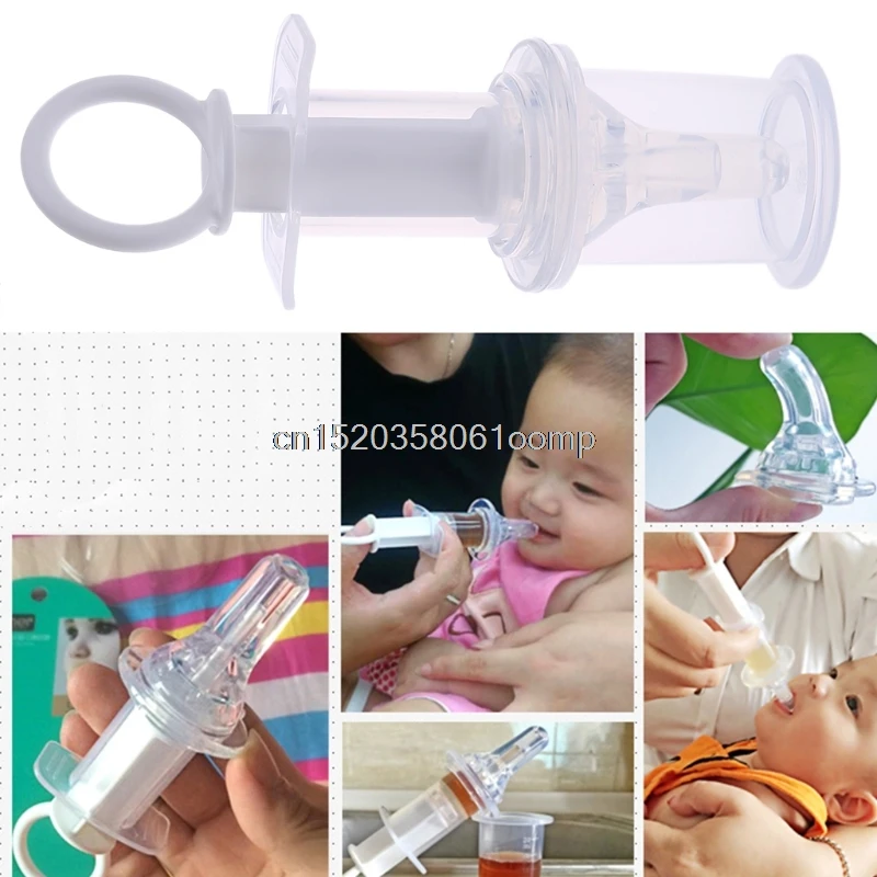 

2017 New Baby Solid Feeding Utensils Squeeze Medicine Dropper Dispenser Kids Pacifier Needle Feeder Feeding Flatware Utensils