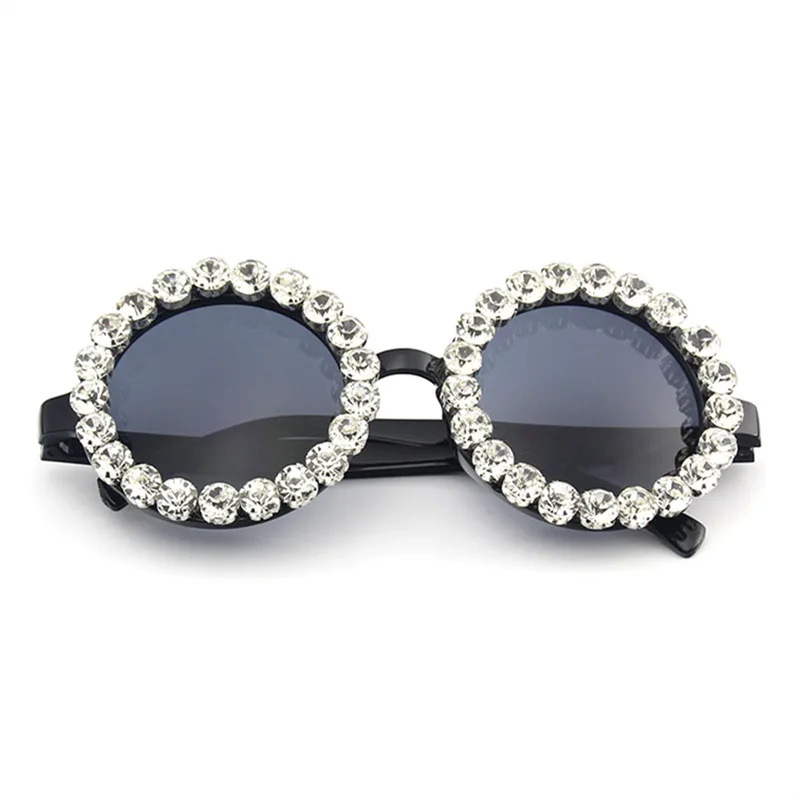 New Trending Fashion Women Round Sunglasses Brand Designer Luxury Vintage Ladies Gradient Lens Clear Eyewear Glasses Shades NX | Аксессуары