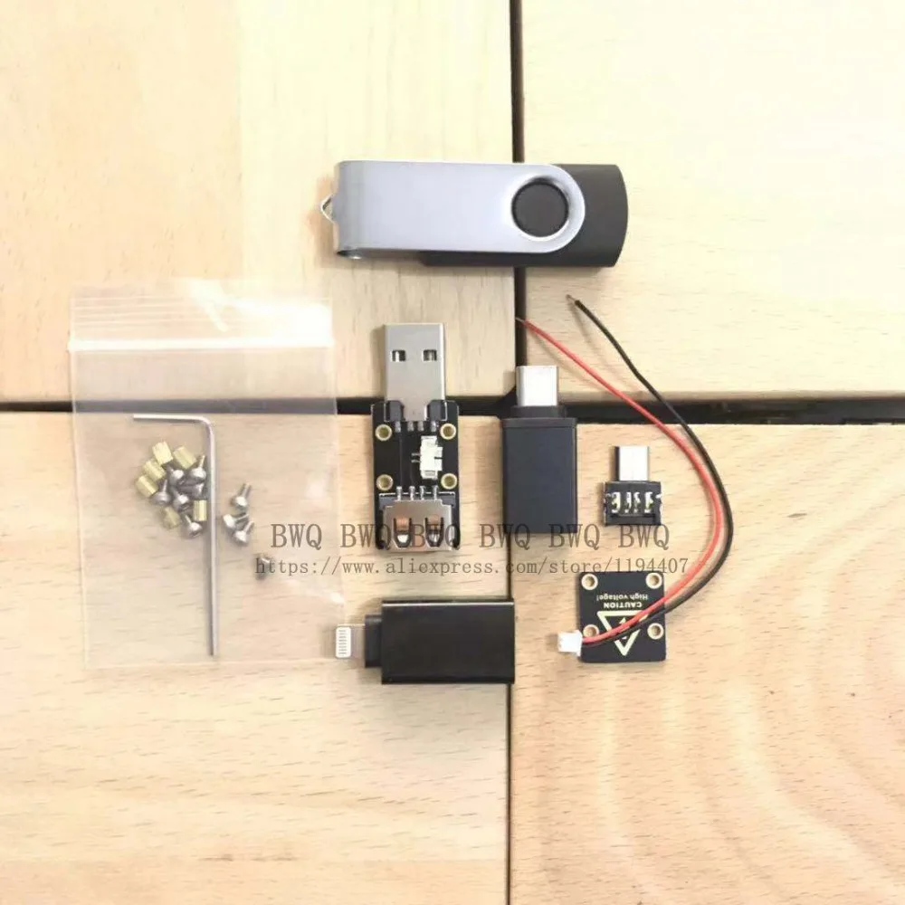 USB Killer V3.0 реплика 215VDC USBKiller мини генератор импульсов высокого напряжения Geek Jock