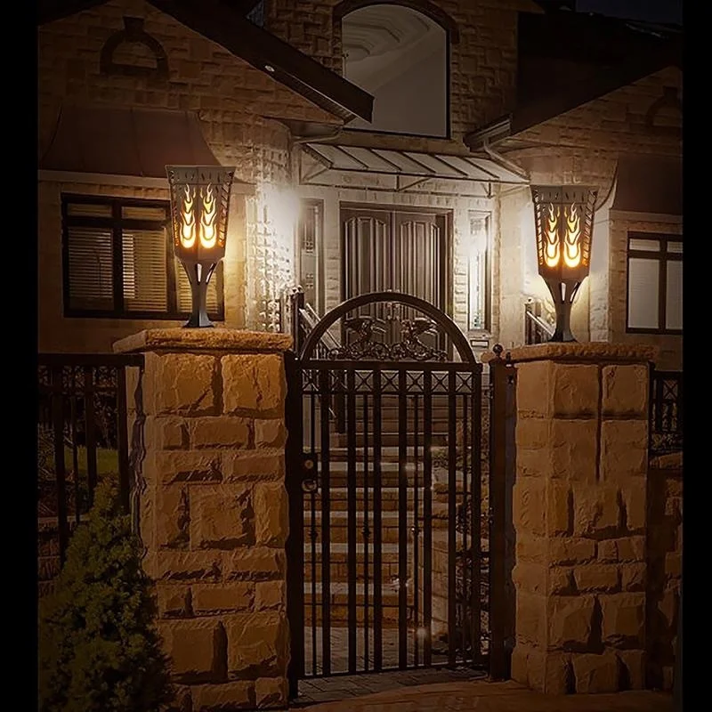 Outdoor Solar LED Dancing Flash Flame Lamps Light Romantic Flicker Effect Torch Lights Indoor LED Fire Light Bulbs Lawn Garden Outdoor Solar LED Dancing Flash Flame Lamps Light Romantic Flicker Effect Torch Lights Indoor LED Fire Light Bulbs Lawn Garden