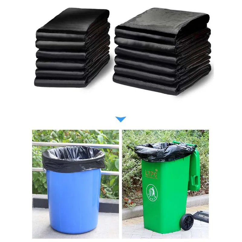 10 Pcs/lot Big Size Garbage Bag Waste Trash Bags Home Hotel Cleaning