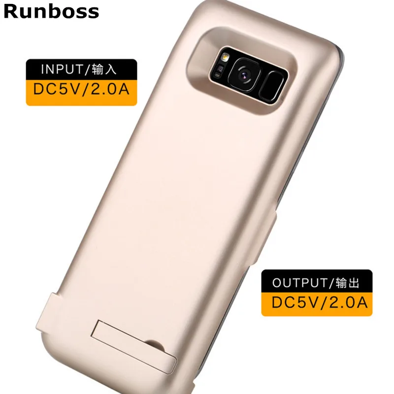 

Runboss for Samsung S8 Plus 6500mAh Power Case with USB Portable Battery Charger Case for S8 Plus