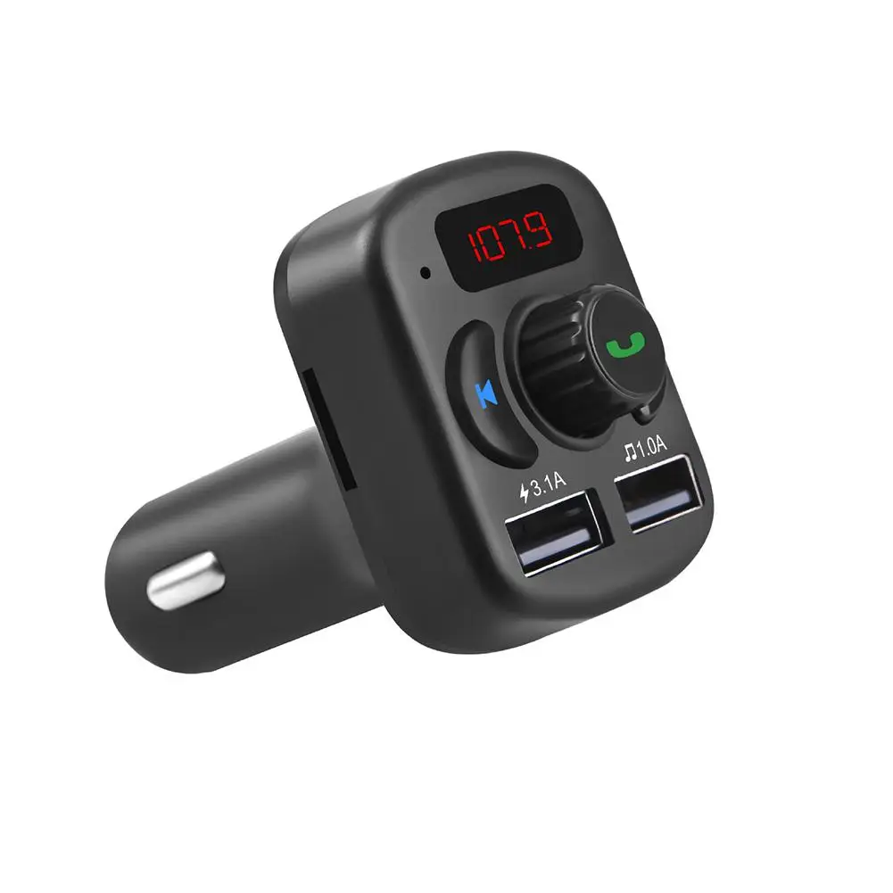 Автомобильный MP3 аудио плеер FM передатчик Bluetooth 5,0 вызов двойной USB Автомобильное зарядное устройство мобильный телефон зарядное устройство Автомобильный fm-передатчик Hands Free