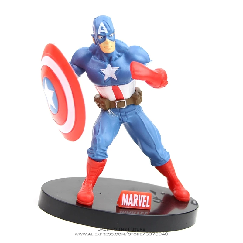 Disney с принтами &quotMarvel&quot &quotМстители&quot 4 шт./компл. 9 см Железный человек Халк Тор